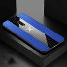 For OPPO Realme X / K3 XINLI Stitching Cloth Textue Shockproof TPU Protective Case(Blue) - 1