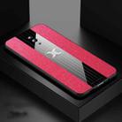 For OPPO Reno XINLI Stitching Cloth Textue Shockproof TPU Protective Case(Red) - 1