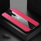 For OPPO RENO 2 XINLI Stitching Cloth Textue Shockproof TPU Protective Case(Red) - 1