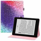 For Amazon Kindle Paperwhite (2019) Colored Drawing Horizontal Flip PU Leather Case with Holder & Card Slots & Wallet & Sleep / Wake-up Function(Rainbow Sand) - 1