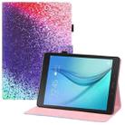 For Samsung Galaxy Tab A 9.7 T550 Colored Drawing Horizontal Flip PU Leather Case with Holder & Card Slots & Wallet & Sleep / Wake-up Function(Rainbow Sand) - 1