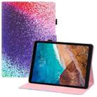 For Xiaomi Mi Pad 4 Plus Colored Drawing Horizontal Flip PU Leather Case with Holder & Card Slots & Wallet & Sleep / Wake-up Function(Rainbow Sand) - 1