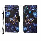 For OPPO Realme 5 Painted Pattern Horizontal Flip Leathe Case(Moon Butterfly) - 1