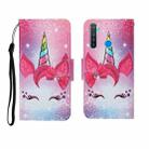 For OPPO Realme 5 Painted Pattern Horizontal Flip Leathe Case(Unicorn) - 1