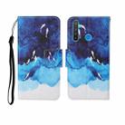 For OPPO Realme 5 Painted Pattern Horizontal Flip Leathe Case(Watercolor Fish) - 1