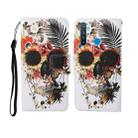 For OPPO Realme 5 Painted Pattern Horizontal Flip Leathe Case(Skull) - 1