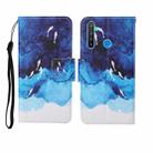 For OPPO Realme 5 Pro Painted Pattern Horizontal Flip Leathe Case(Watercolor Fish) - 1