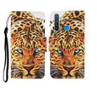 For OPPO Realme 5 Pro Painted Pattern Horizontal Flip Leathe Case(Leopard) - 1