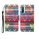 For OPPO Reno3 Painted Pattern Horizontal Flip Leathe Case(Tribal Ethnic Style) - 1