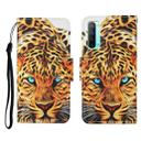 For OPPO Reno3 Painted Pattern Horizontal Flip Leathe Case(Leopard) - 1