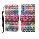 For OPPO Reno4 Pro Painted Pattern Horizontal Flip Leathe Case(Tribal Ethnic Style) - 1