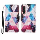 For OPPO Find X2 Pro Painted Pattern Horizontal Flip Leathe Case(Marble) - 1