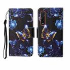For OPPO Find X2 Pro Painted Pattern Horizontal Flip Leathe Case(Moon Butterfly) - 1