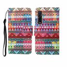 For OPPO Find X2 Pro Painted Pattern Horizontal Flip Leathe Case(Tribal Ethnic Style) - 1