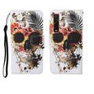 For OPPO Find X2 Pro Painted Pattern Horizontal Flip Leathe Case(Skull) - 1