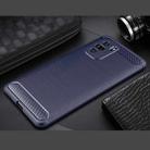 For Xiaomi Redmi K40 Pro+ Brushed Texture Carbon Fiber TPU Case(Navy Blue) - 2