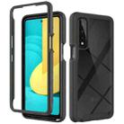 For LG Stylo 7 5G Starry Sky Solid Color Series Shockproof PC + TPU Protective Case(Black) - 1