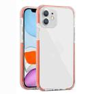 For iPhone 12 Colorful Series Shockproof Scratchproof TPU + Acrylic Protective Case(Orange) - 1