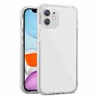 For iPhone 12 Colorful Series Shockproof Scratchproof TPU + Acrylic Protective Case(White) - 1