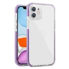 For iPhone 12 Colorful Series Shockproof Scratchproof TPU + Acrylic Protective Case(Purple) - 1