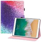 Colored Drawing Horizontal Flip PU Leather Case with Holder & Card Slots & Wallet & Sleep / Wake-up Function For iPad 9.7 (2018) / iPad 9.7 (2017)(Rainbow Sand) - 1