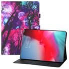 Colored Drawing Horizontal Flip PU Leather Case with Holder & Card Slots & Wallet & Sleep / Wake-up Function For iPad mini (2019) / mini 4 / mini 3 / mini 2 / mini(Branches) - 1
