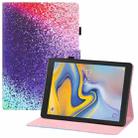 For Samsung Galaxy Tab A 8.0 (2018) T387 Colored Drawing Horizontal Flip PU Leather Case with Holder & Card Slots & Wallet(Rainbow Sand) - 1
