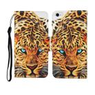 For iPhone 6 Painted Pattern Horizontal Flip Leathe Case(Leopard) - 1