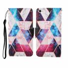 For iPhone 6 Plus Painted Pattern Horizontal Flip Leathe Case(Marble) - 1