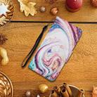 For iPhone 6 Plus Painted Pattern Horizontal Flip Leathe Case(Whirlpool Marble) - 6