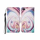 For iPhone 7 Plus Painted Pattern Horizontal Flip Leathe Case(Whirlpool Marble) - 1