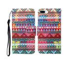 For iPhone 7 Plus Painted Pattern Horizontal Flip Leathe Case(Tribal Ethnic Style) - 1