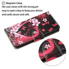 For iPhone 11 Pro Max Painted Pattern Horizontal Flip Leathe Case(Red Heart) - 4