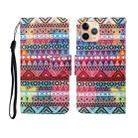 For iPhone 11 Pro Max Painted Pattern Horizontal Flip Leathe Case(Tribal Ethnic Style) - 1