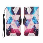 For iPhone SE (2020)/ 7 /8 Painted Pattern Horizontal Flip Leathe Case(Marble) - 1