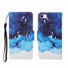 For iPhone SE (2020)/ 7 /8 Painted Pattern Horizontal Flip Leathe Case(Watercolor Fish) - 1