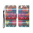 For iPhone SE (2020)/ 7 /8 Painted Pattern Horizontal Flip Leathe Case(Tribal Ethnic Style) - 1