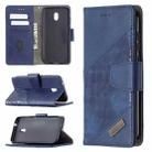 For Nokia C1 Plus Matching Color Crocodile Texture Horizontal Flip PU Leather Case with Wallet & Holder & Card Slots(Blue) - 1