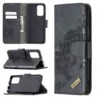 For Xiaomi Redmi Note 10 Pro Matching Color Crocodile Texture Horizontal Flip PU Leather Case with Wallet & Holder & Card Slots(Black) - 1