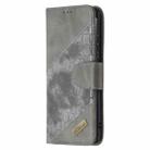 For Huawei P50 Pro Matching Color Crocodile Texture Horizontal Flip PU Leather Case with Wallet & Holder & Card Slots(Grey) - 2