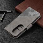 For Huawei P50 Pro Matching Color Crocodile Texture Horizontal Flip PU Leather Case with Wallet & Holder & Card Slots(Grey) - 7