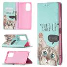 For Xiaomi Redmi Note 10 Pro Colored Drawing Pattern Invisible Magnetic Horizontal Flip PU Leather Case with Holder & Card Slots & Wallet(Cat) - 1