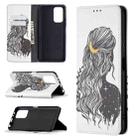 For Xiaomi Redmi Note 10 Pro Colored Drawing Pattern Invisible Magnetic Horizontal Flip PU Leather Case with Holder & Card Slots & Wallet(Girl) - 1