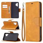 For Samsung Galaxy A32 4G Retro Lambskin Texture Pure Color Horizontal Flip PU Leather Case with Holder & Card Slots & Wallet & Lanyard(Yellow) - 1