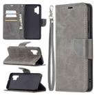 For Samsung Galaxy A32 4G Retro Lambskin Texture Pure Color Horizontal Flip PU Leather Case with Holder & Card Slots & Wallet & Lanyard(Grey) - 1