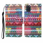 For Samsung Galaxy A31 Colored Drawing Pattern Horizontal Flip Leather Case with Holder & Card Slots & Wallet & Lanyard(Tribal Ethnic Style) - 1