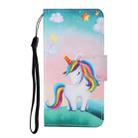 For Samsung Galaxy S20+ Colored Drawing Pattern Horizontal Flip Leather Case with Holder & Card Slots & Wallet & Lanyard(Rainbow Unicorn) - 2
