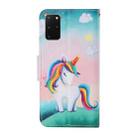 For Samsung Galaxy S20+ Colored Drawing Pattern Horizontal Flip Leather Case with Holder & Card Slots & Wallet & Lanyard(Rainbow Unicorn) - 3