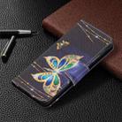 For Huawei P50 Pro Colored Drawing Pattern Horizontal Flip Leather Case with Holder & Card Slots & Wallet(Big Butterfly) - 6