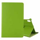 For Lenovo Tab P11 / Tab P11 5G Litchi Texture Horizontal Flip 360 Degrees Rotation Leather Case with Holder(Green) - 1